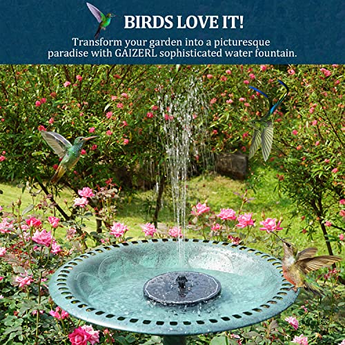 3.5W Solar Bird Bath Fountain with Color LED Lights K35510
