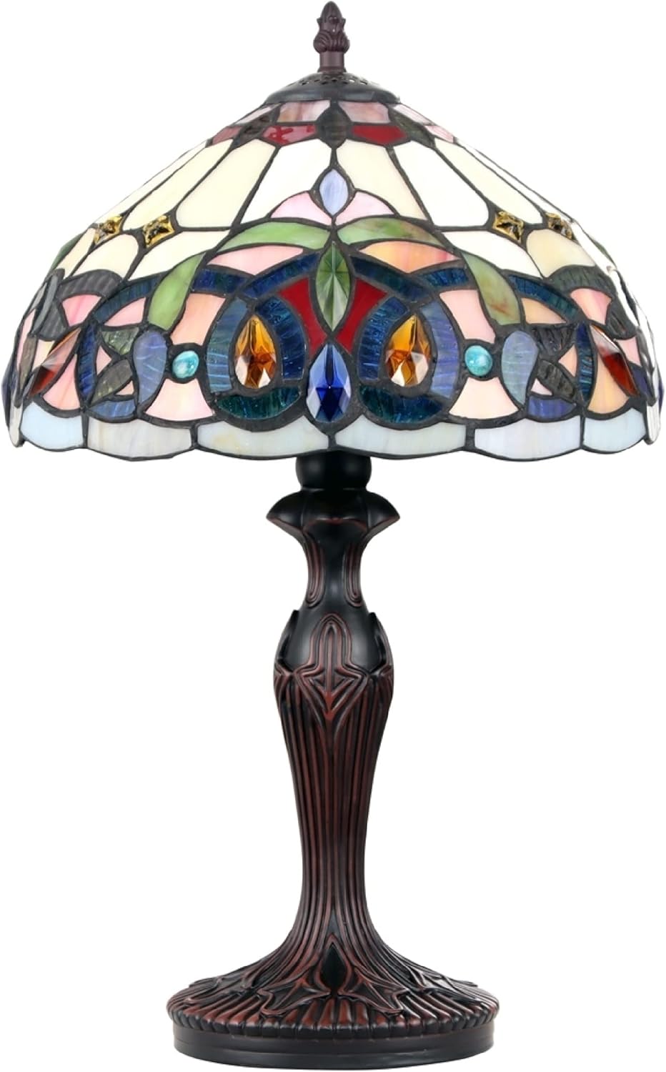 Dark Bronze 1 Light Table Lamp 12" Shade G6501
