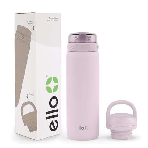 18oz Kids Stainless Steel Water Bottle with 2 Lids G40460