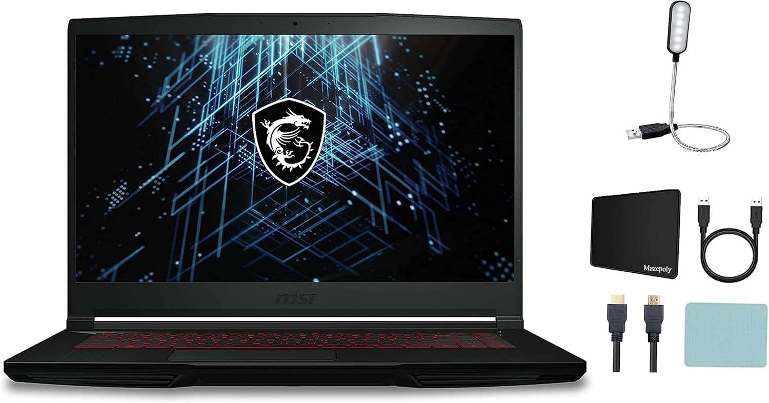 15.6" FHD Gaming Laptop Intel Core i5 NVIDIA GeForce GTX 1650 8GB Memory 512GB NVMe SSD Black I26467