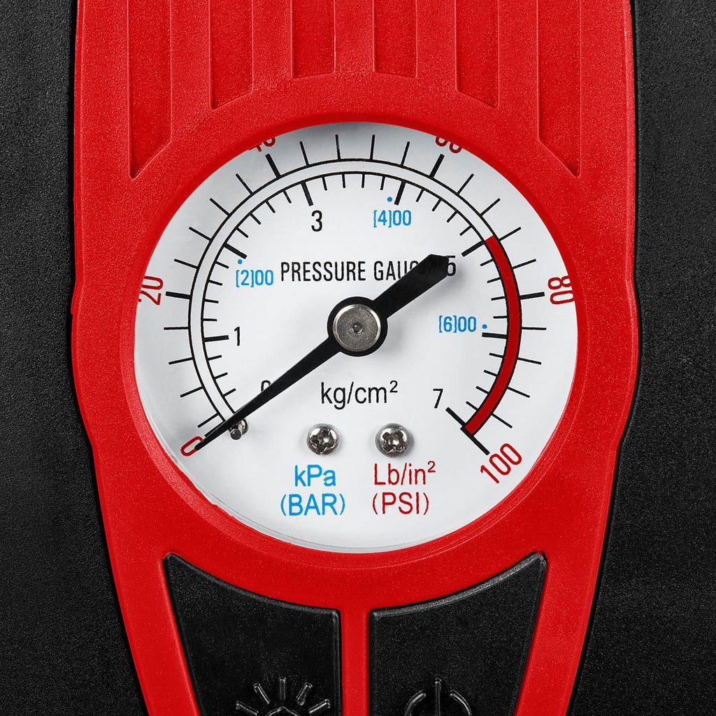 12V Portable Tire Inflator with LED Light B911