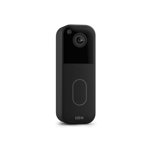 Black Video Doorbell with Sync Module Core V554
