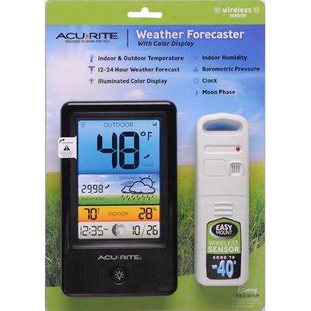 Wireless Color Forecaster with Temperature & Humidity B256