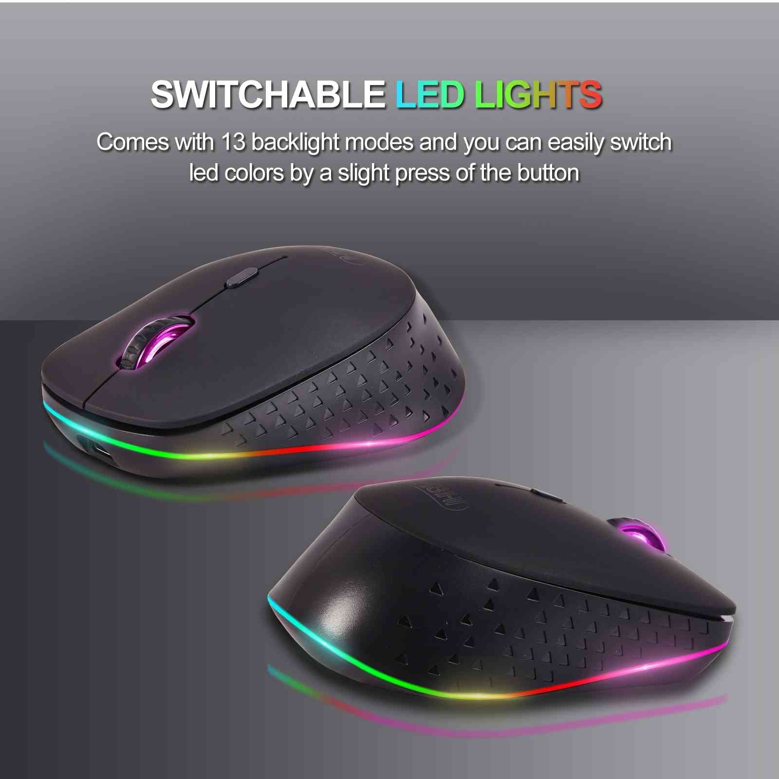 Black Dual-Mode Wireless Mouse U343528