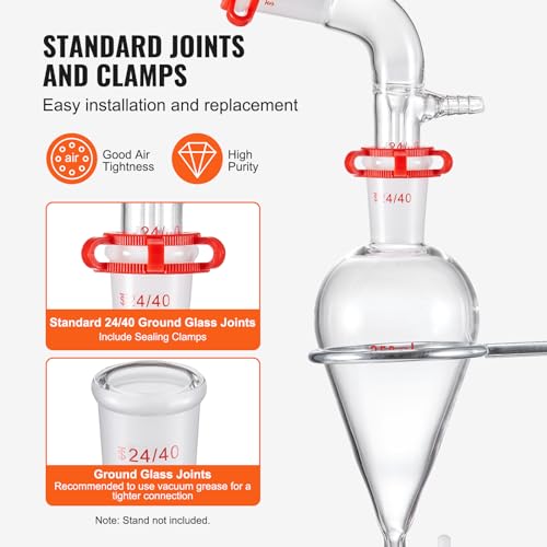 29PCS Chemistry Lab Glassware Kit 250 1000ml I831198
