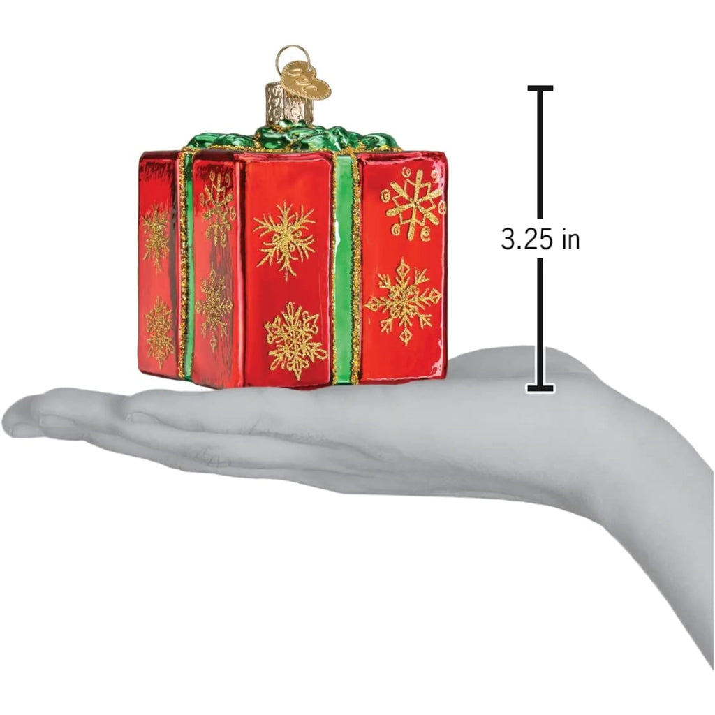 Glass Blown Ornament, 3.25" H357