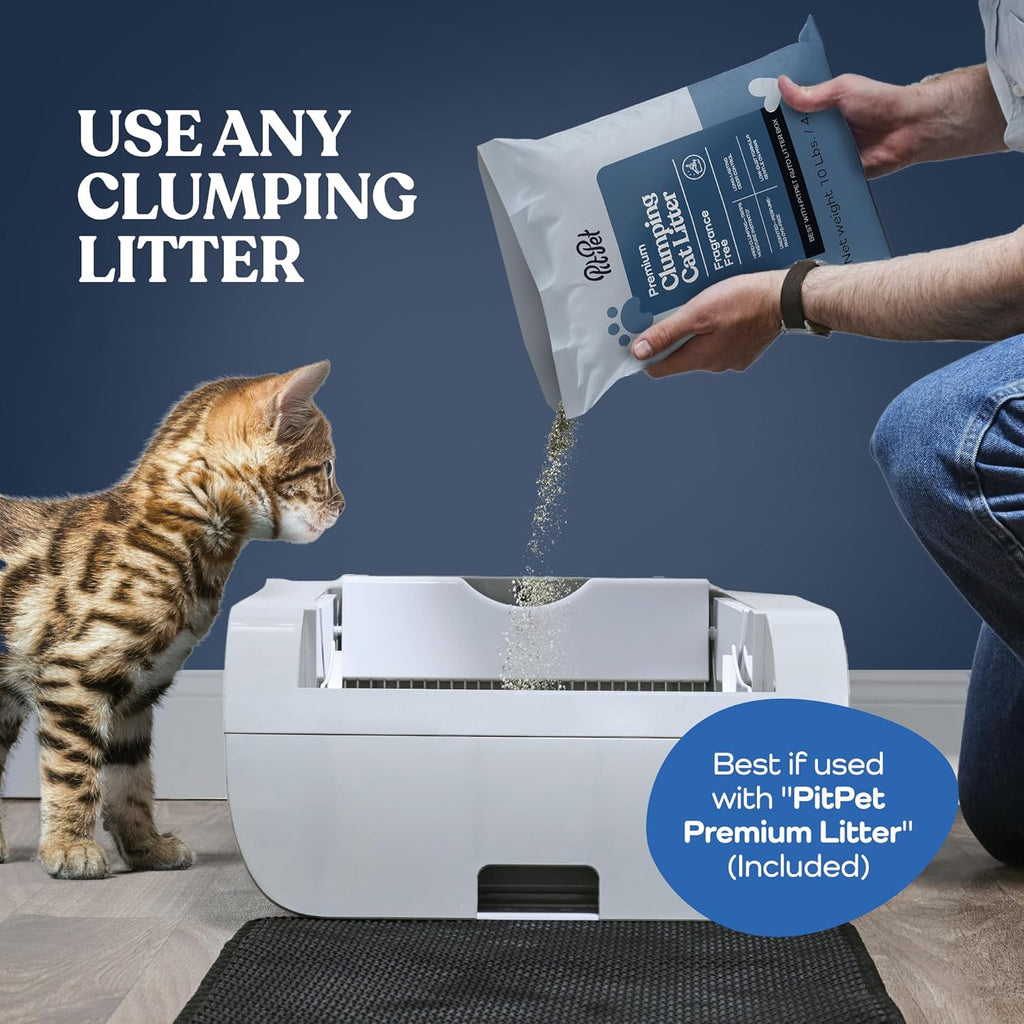 Self Cleaning Cat Litter Box with Odor Eliminator C169359