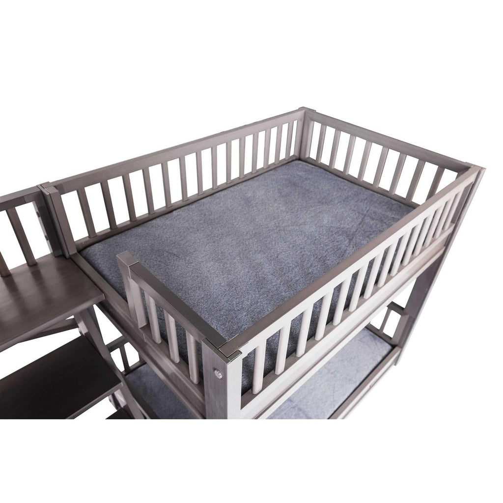 Dog Bunk Bed with Removable Cushions Q8627