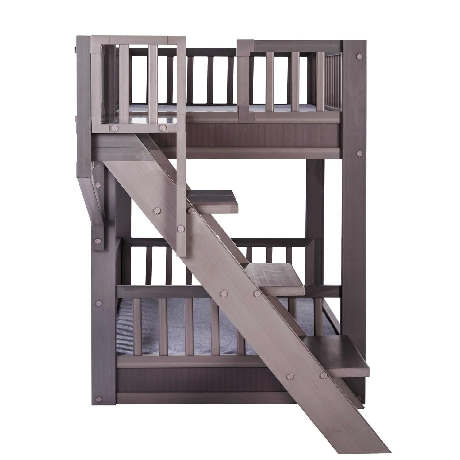 Dog Bunk Bed with Removable Cushions Q8627