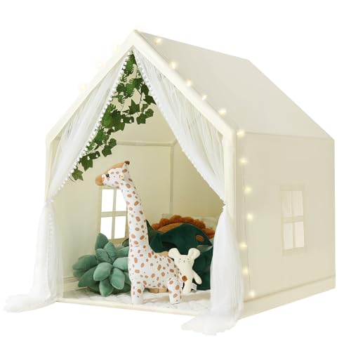 Pink Kid Tent with Mat and Star Lights C7552