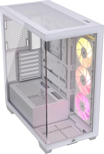 Black Mid-Tower ATX PC Case with Tempered Glass L61010