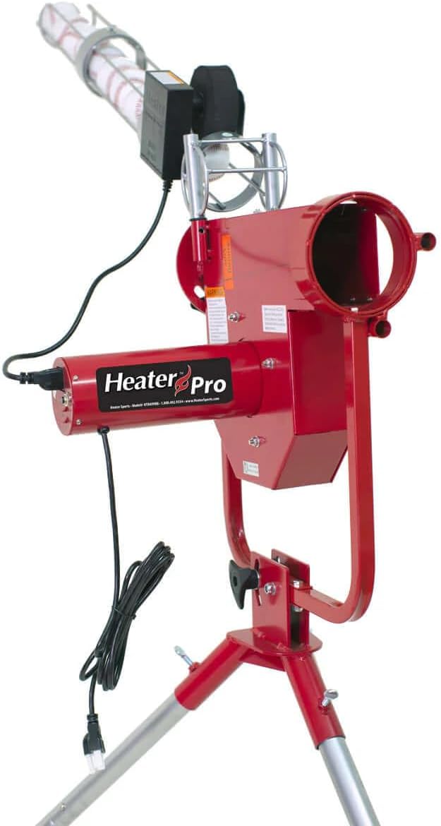 Pro Breaking Ball Baseball Pitching Machine With Auto Ball Feeder & Batting Cage F76316