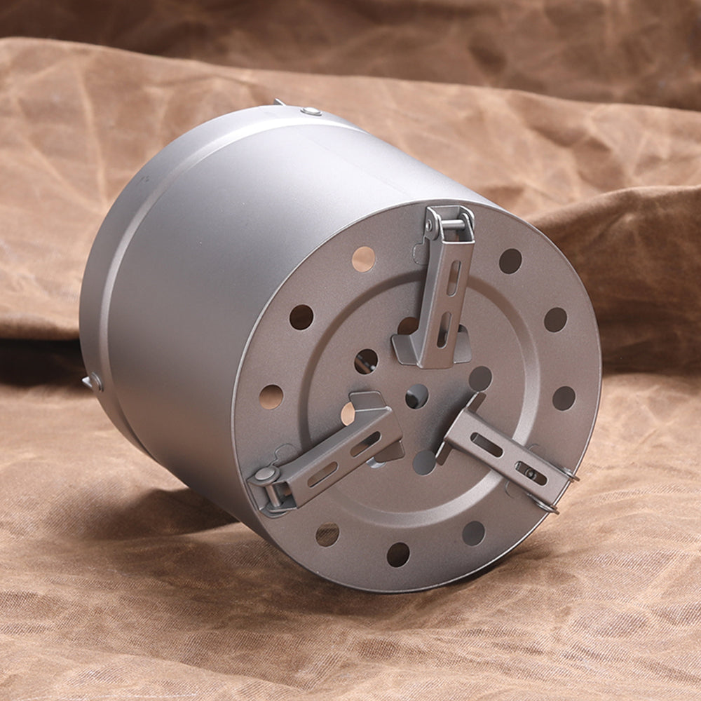 Titanium Camping Stove Ultralight Folding Wood Burning Stove G342978