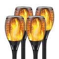 8 Pack Solar Torch Lights with Flickering Flame I794