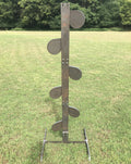 6ft Tall Steel Shooting Reactive Target with AR500 Paddles E3049