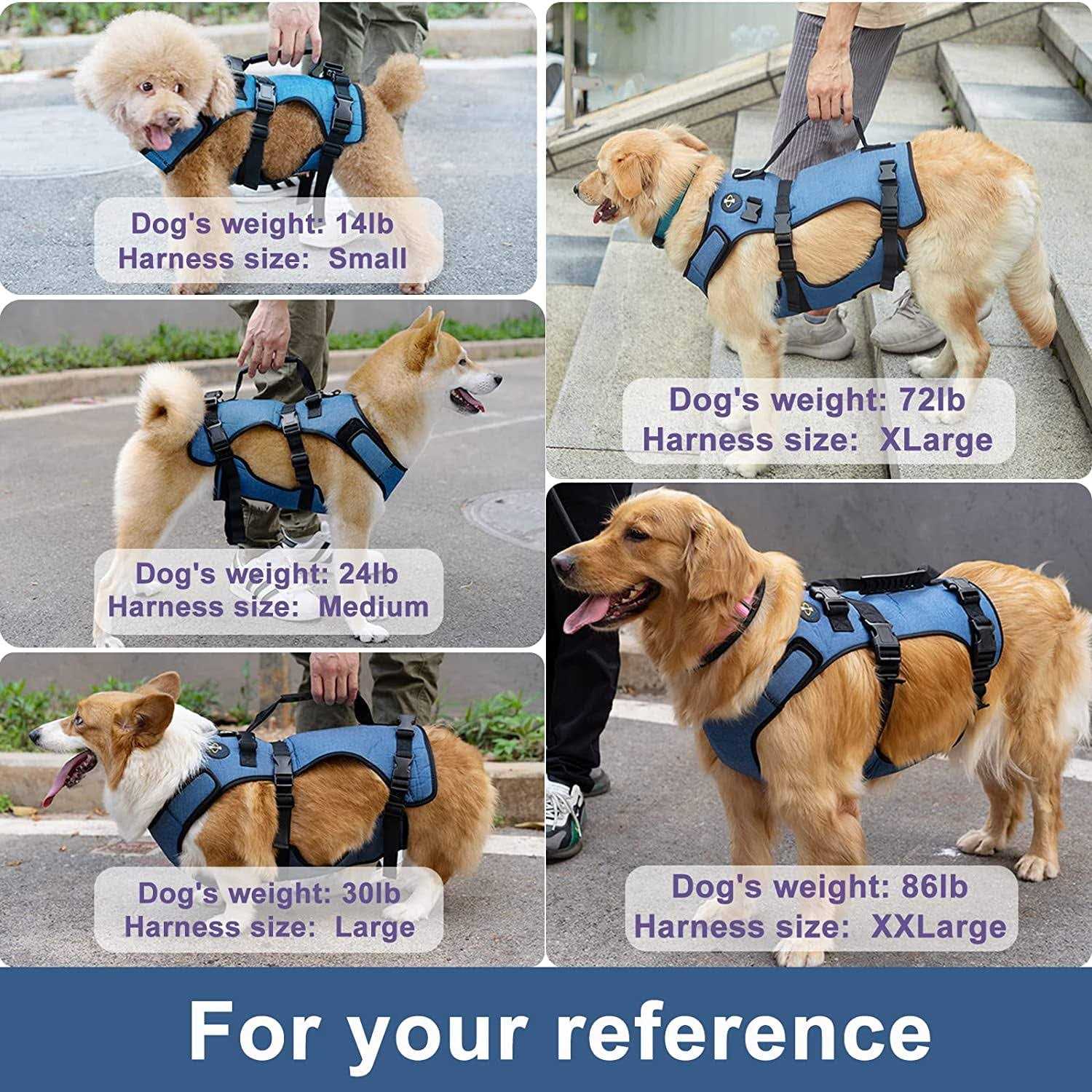 Adjustable Breathable Dog Lift Harness K73402