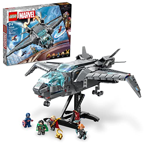 LEGO Marvel The Avengers Quinjet Spaceship Building Toy Set with Minifigures L520
