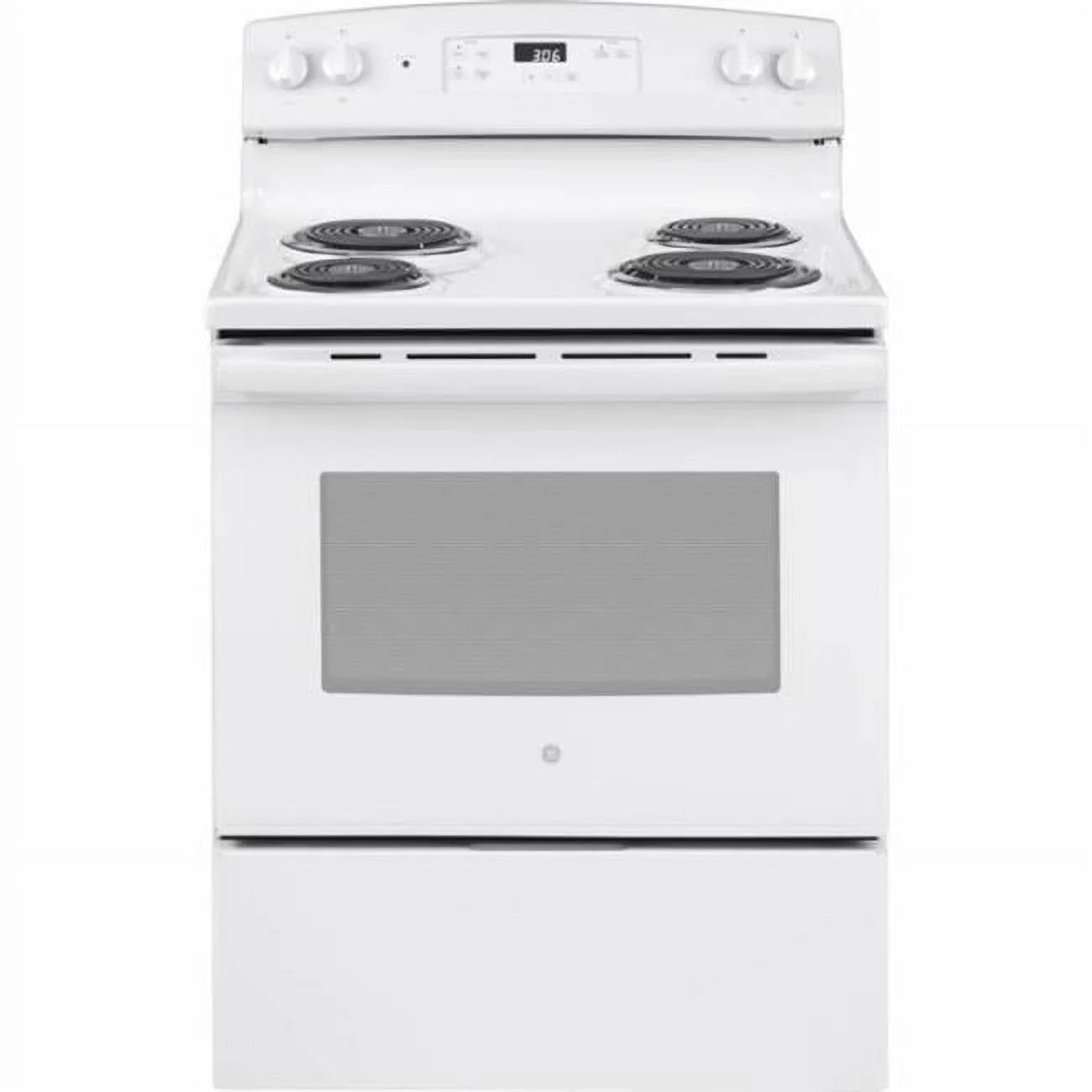 White Natural Gas Electric Range U819