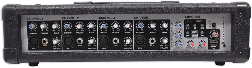 1800w Powered Soundboard Mixing Console Mixer T74887