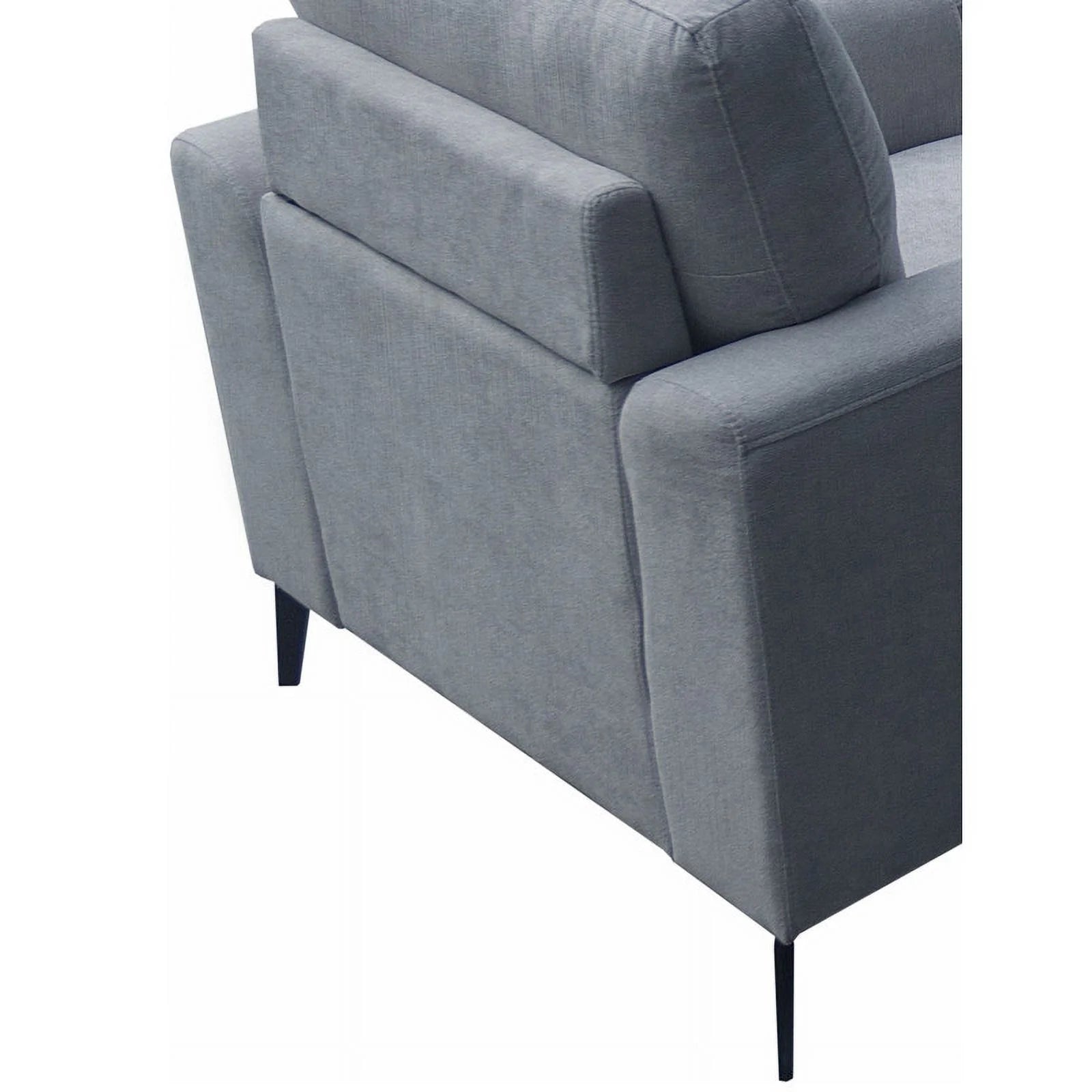 Gray Chenille Sofa Loveseat Chair Set P66248