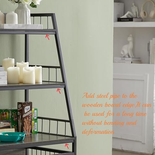 Heavy Duty Wooden Dog Crate with 3 Doors and 3-Layer Storage Shelves D45630