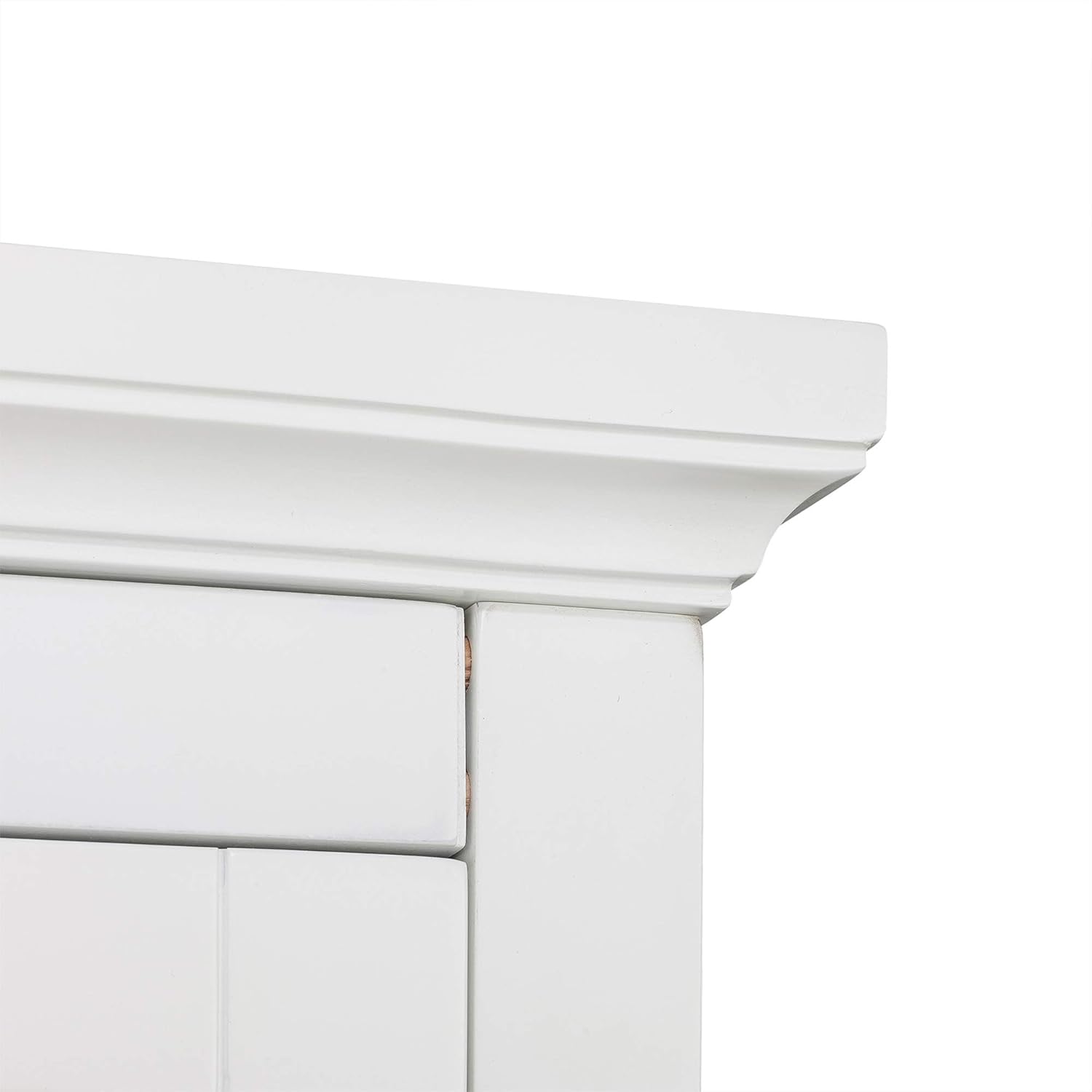 White Bathroom Storage Linen Cabinet Z1793