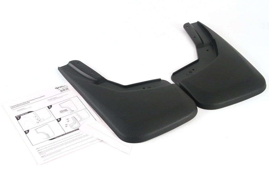 Molded Splash Mud Flaps Custom Fit Front Only 2 Piece Set D824012