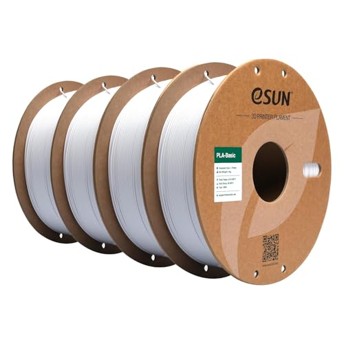 Cold White PLA Filament 1.75mm 1KG Spool 4 Spools Y870521
