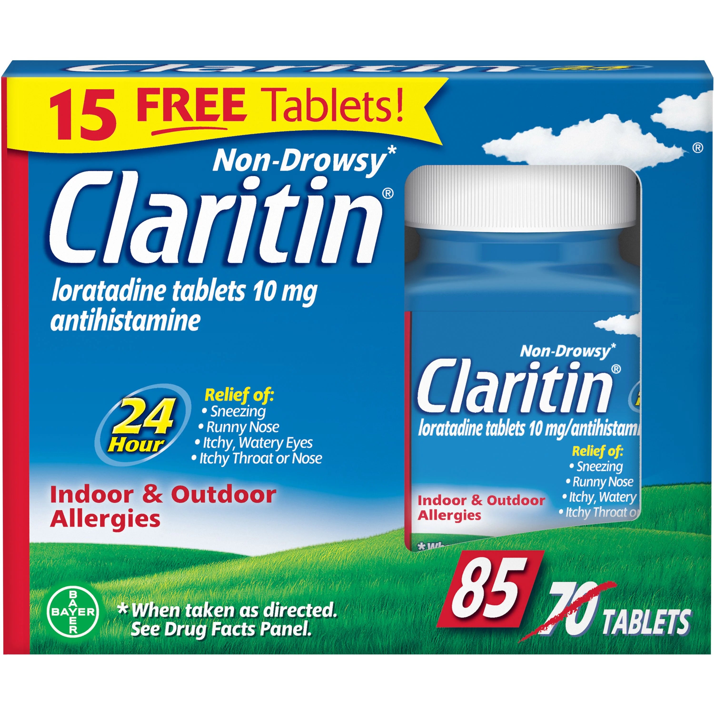 10 mg 85 Ct Non-Drowsy Allergy Relief Tablets K399474