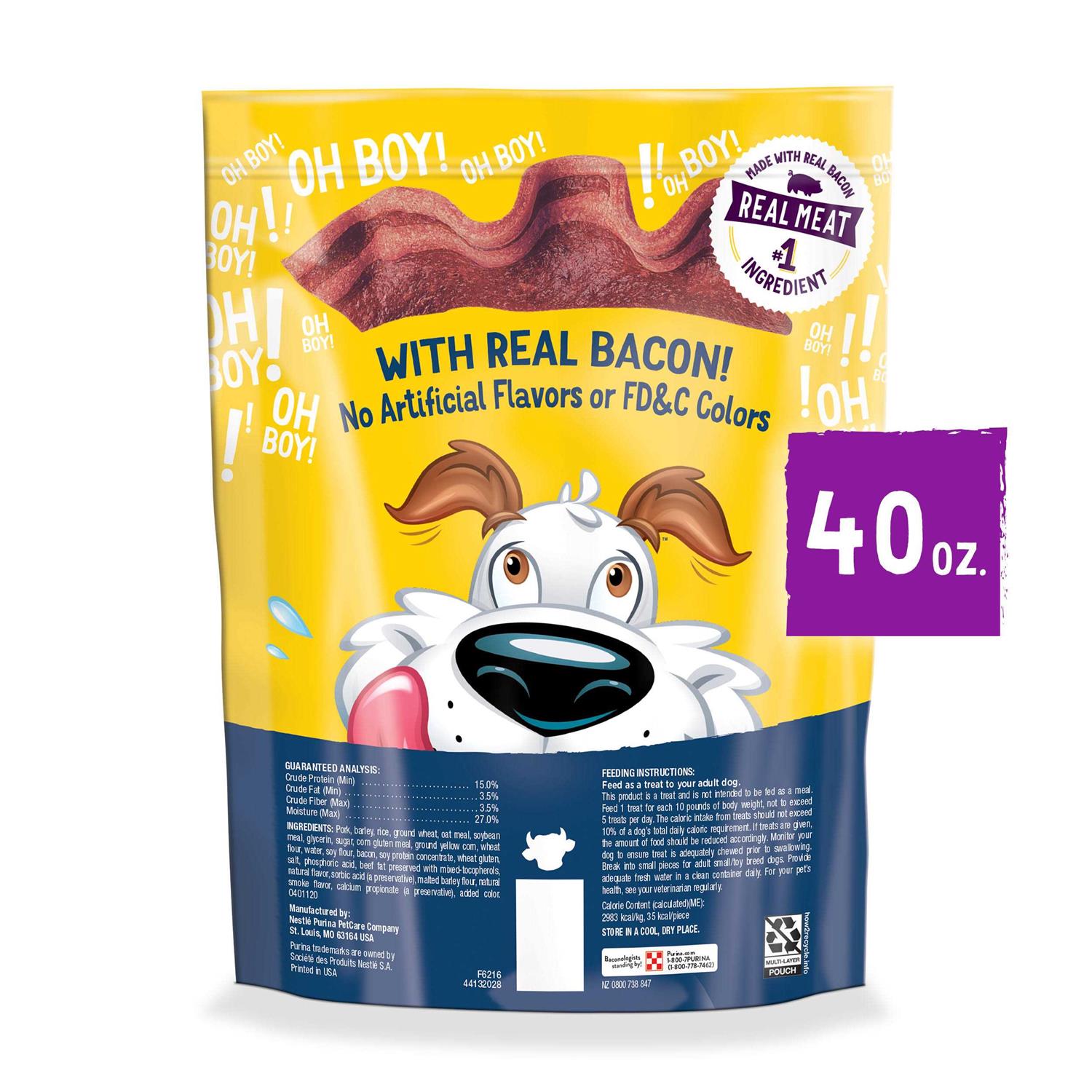 Bacon & Beef Dog Treats E1377