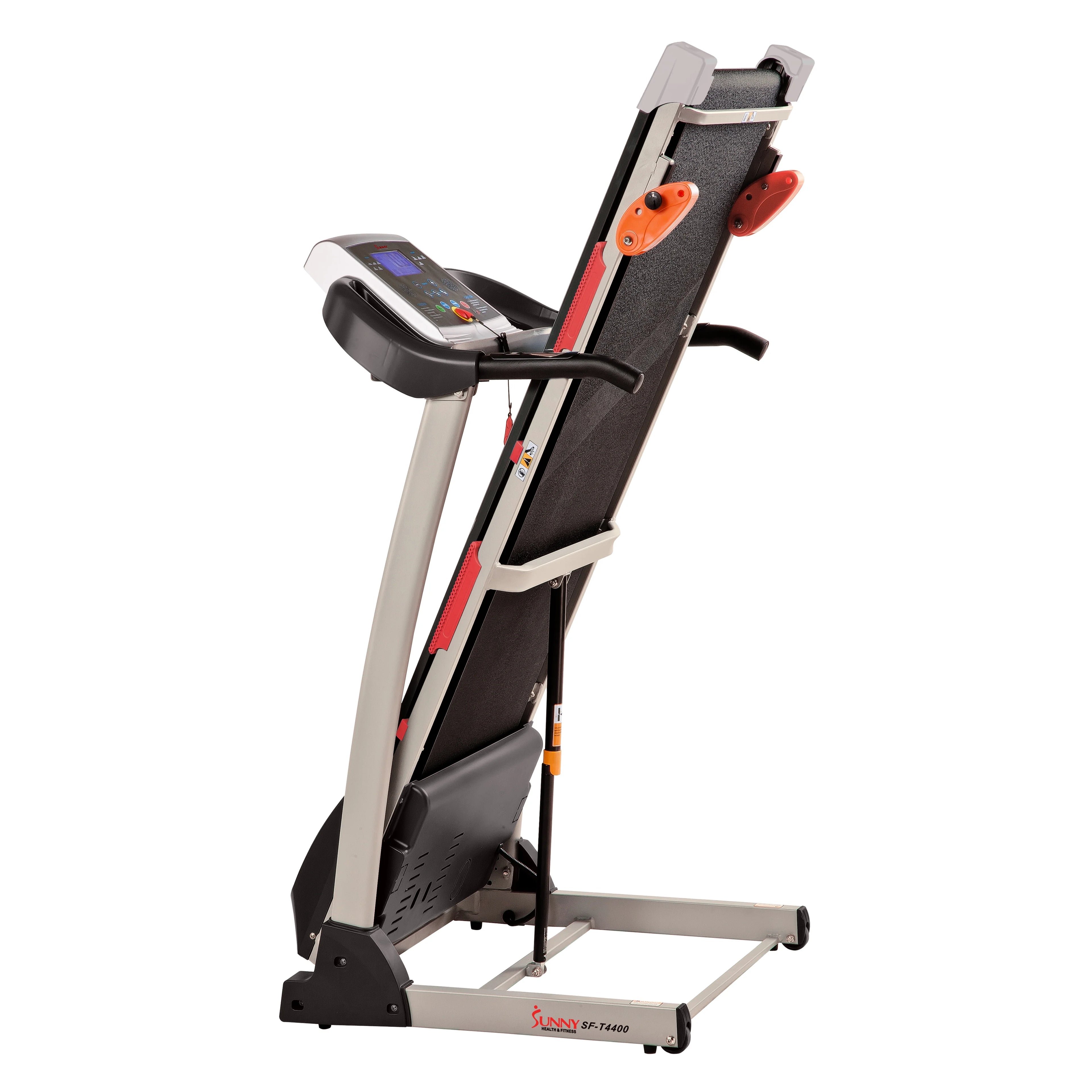 Manual Incline Folding Treadmill with Pulse Sensors LCD Monitor E28317