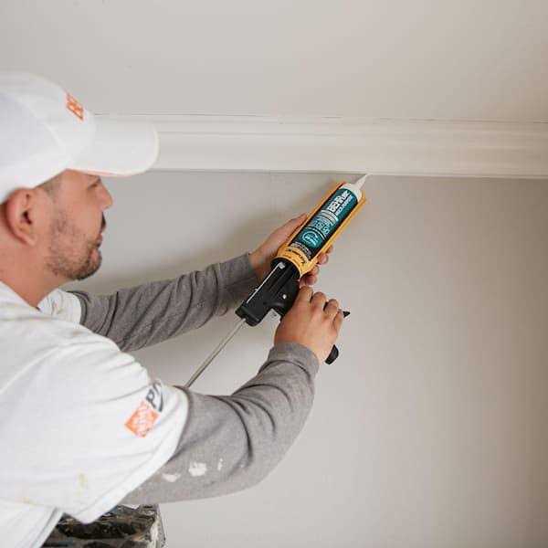 10.1 fl. oz. White Siliconized Acrylic Latex Caulk Y890749