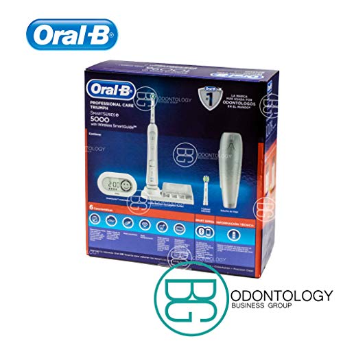 White Rechargeable Electric Toothbrush with Bluetooth Connectivity T344040