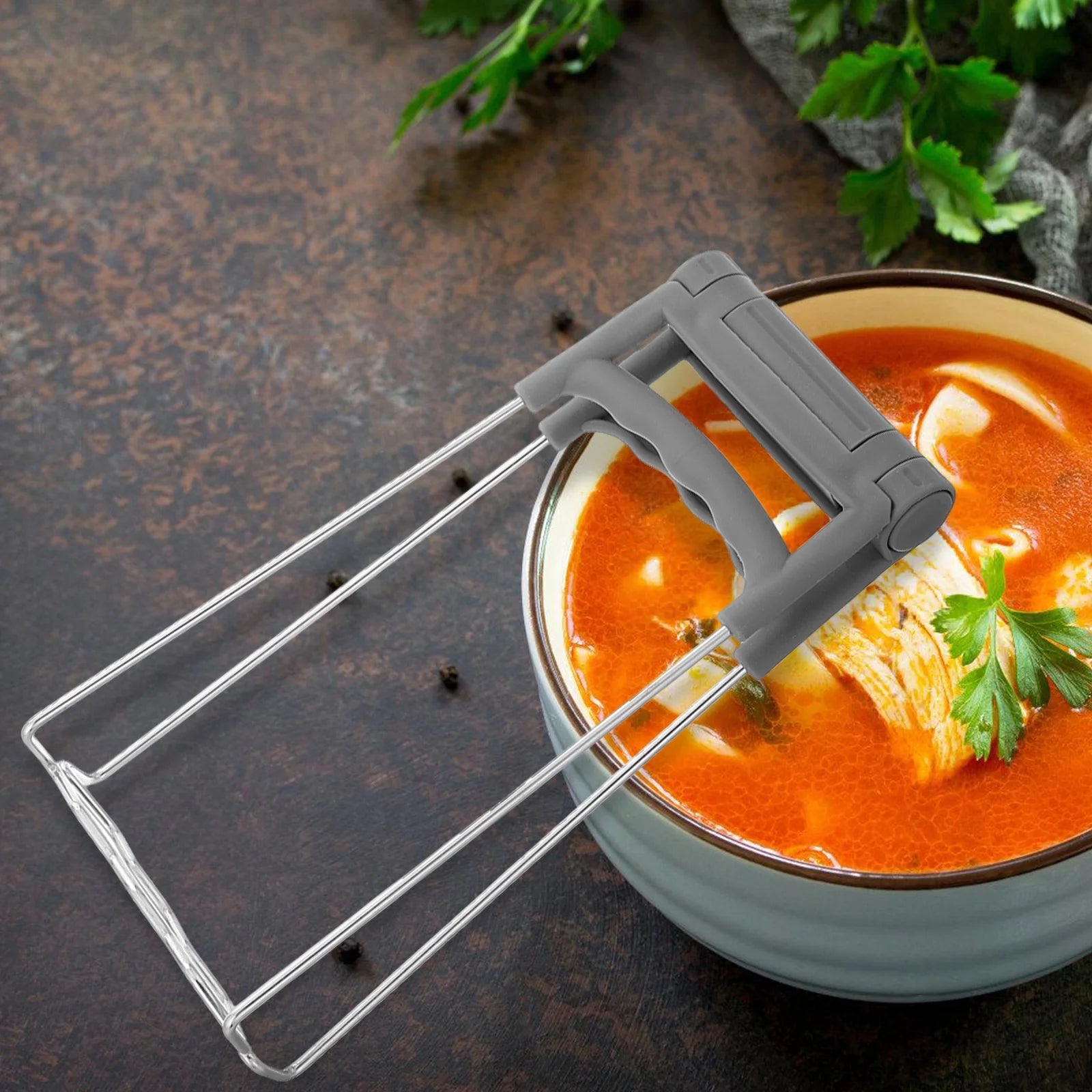 Grey Kitchen Tongs I1537