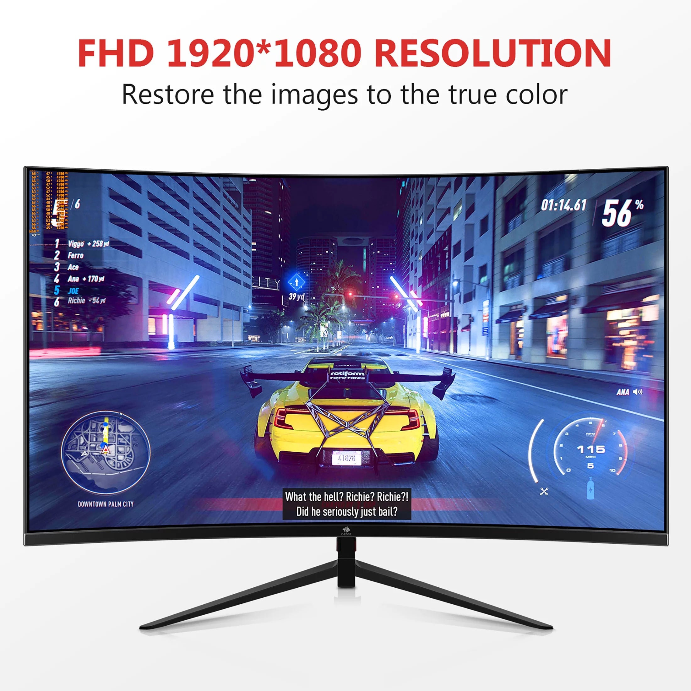 27-Inch Curved Gaming Monitor 240Hz 1ms Full HD LED Monitor G137022