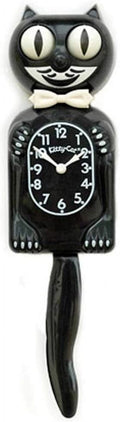 Black Vintage Cat Clock P481631