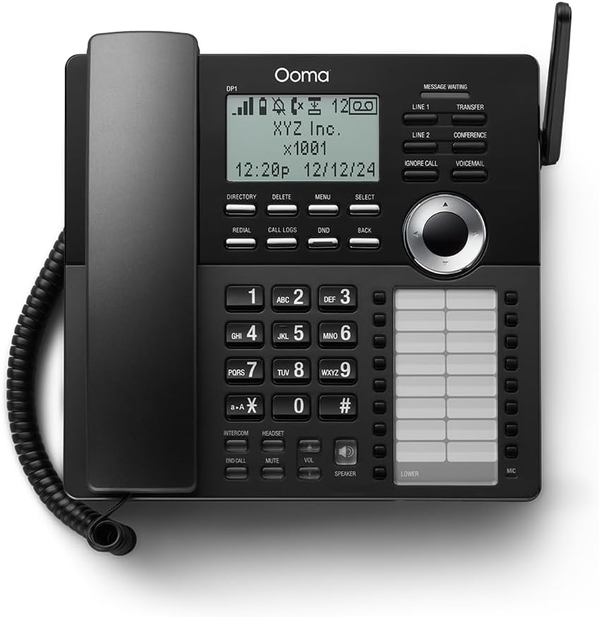 Black Wireless Business Desk Phone H9729