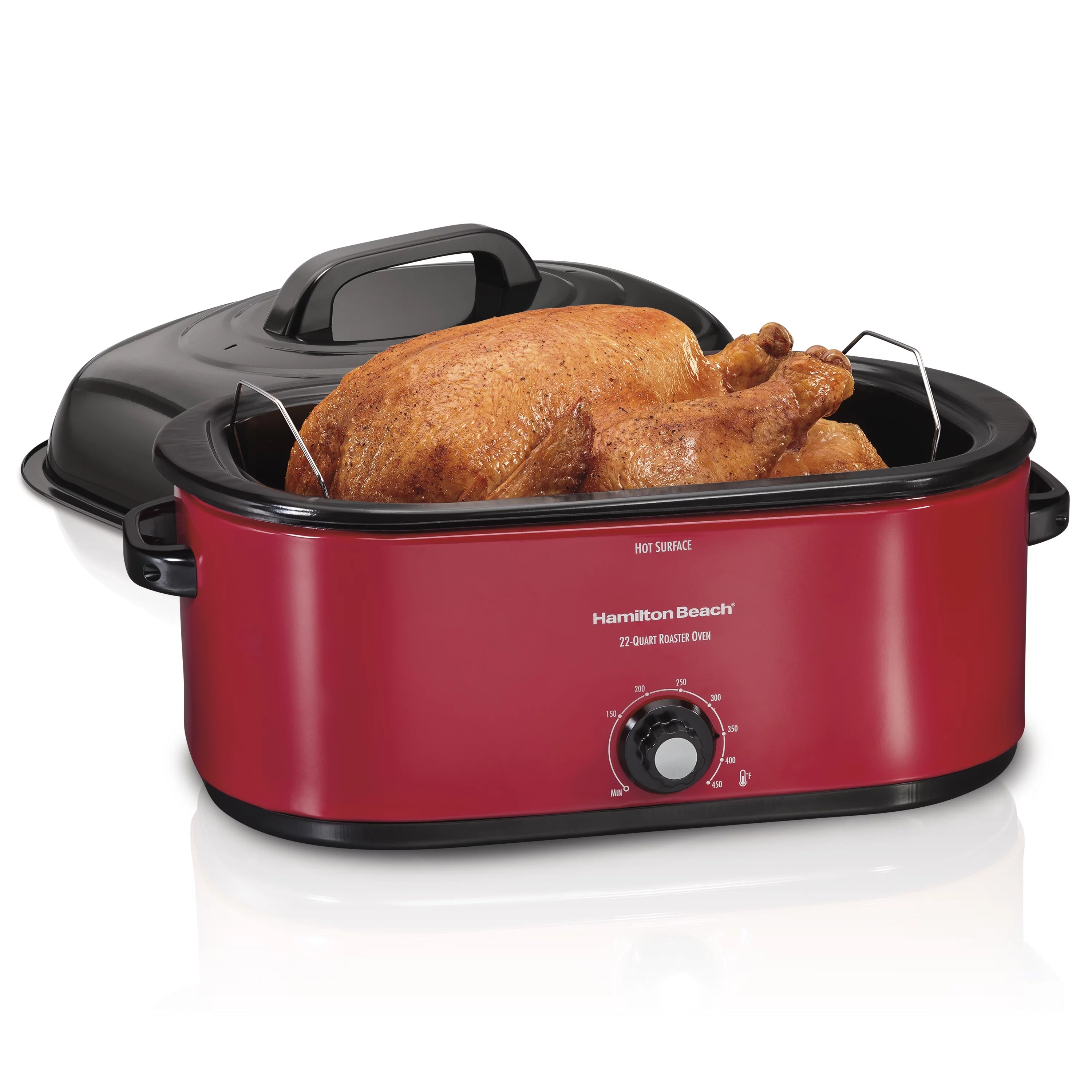 22 Quart Red Roaster Oven X620137