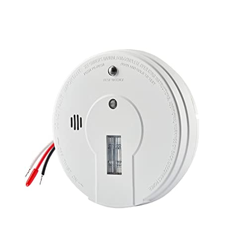 Hardwire Smoke Alarm with Exit Light and Battery Backup O53969