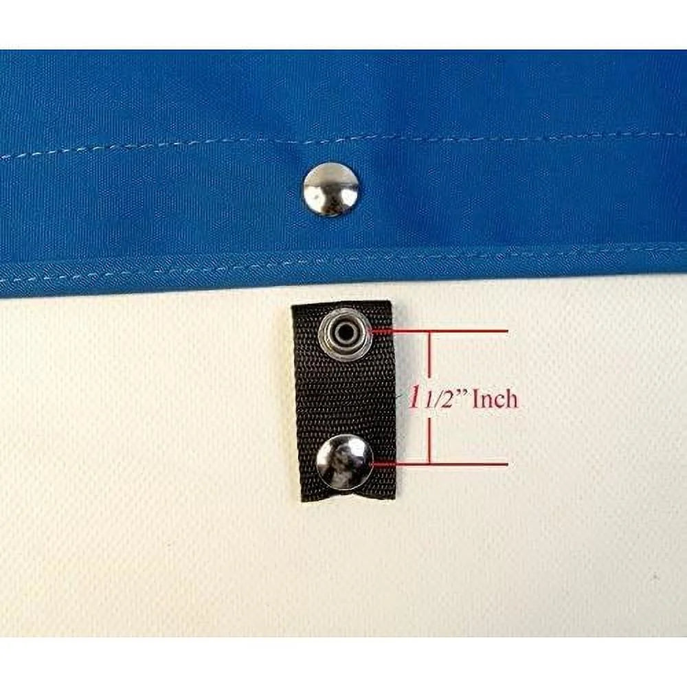 Black 5 Piece Boat Cover Extender Snaps, 1.5 Inch O147130