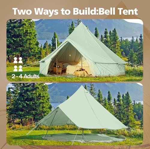 Cotton Canvas Waterproof Large Tent Q790426
