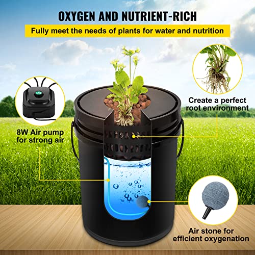 Recirculating Deep Water Culture Hydroponic Grow System with Top Drip N315