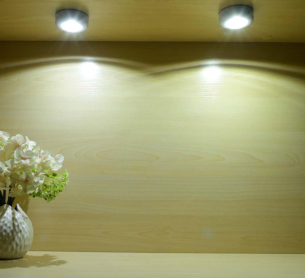 7 Pack Battery Operated Tap Push Lights R1042