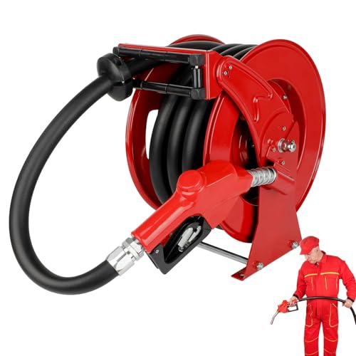 1" x 33' Retractable Diesel Hose Reel with Steel Construction M3633