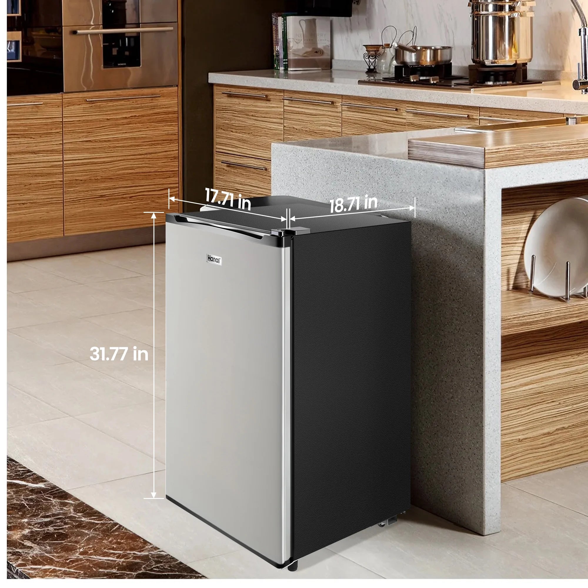 3.2 Cu ft Single Door Mini Fridge Z547