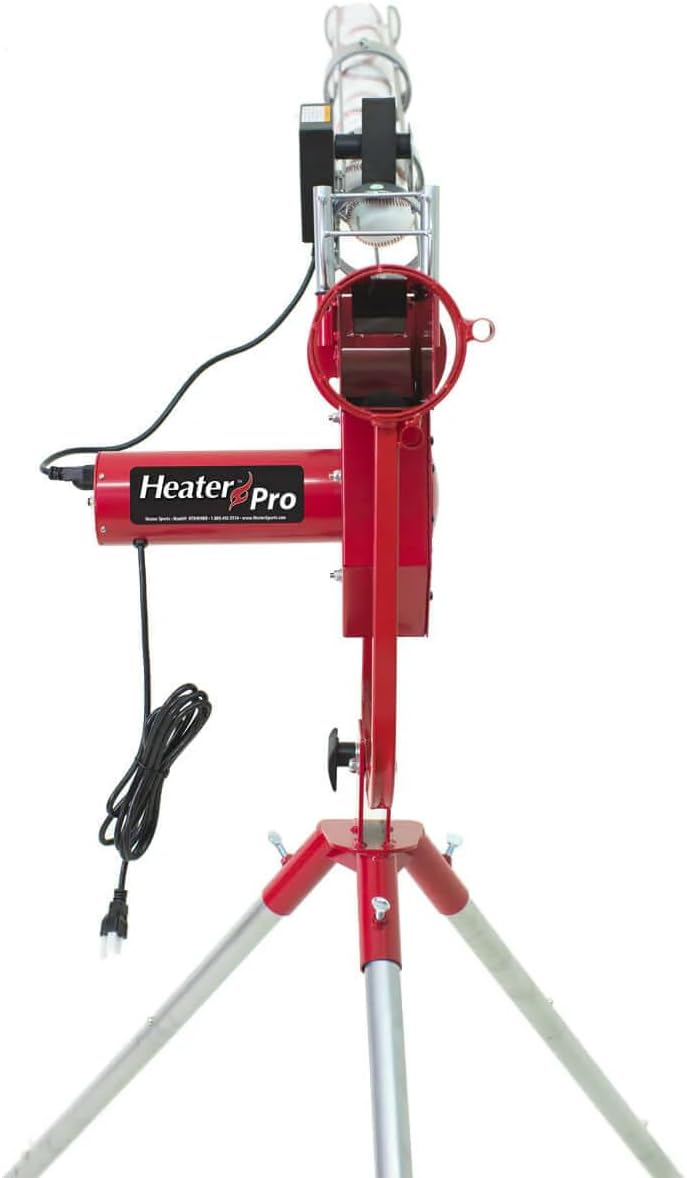 Pro Breaking Ball Baseball Pitching Machine With Auto Ball Feeder & Batting Cage F76316