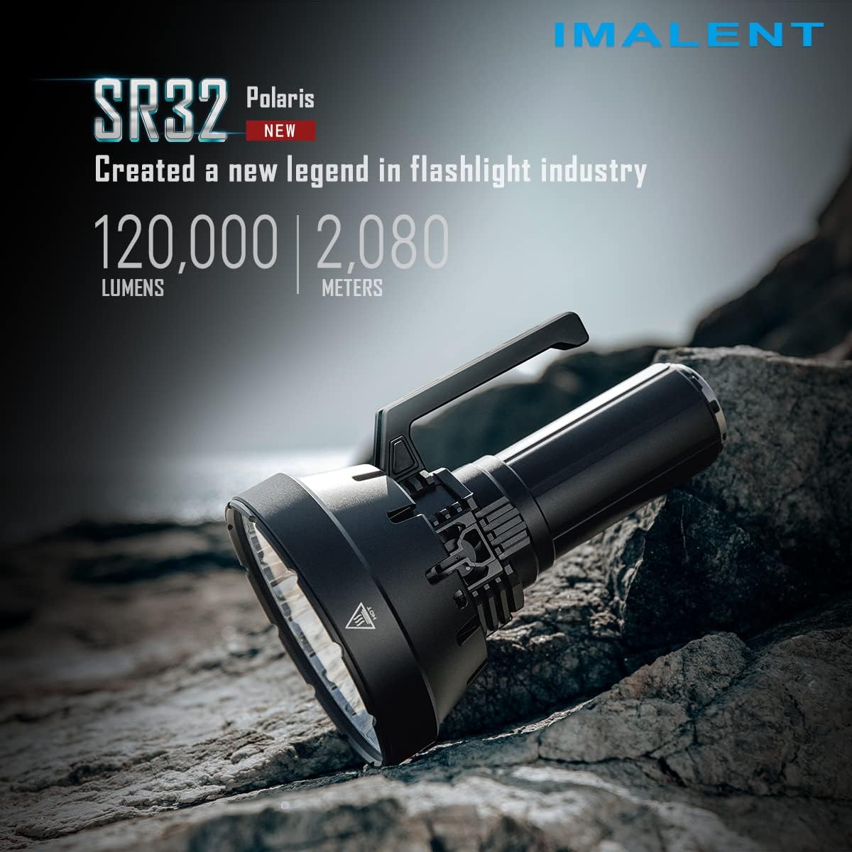 120,000 Lumens Rechargeable LED Flashlight A6998