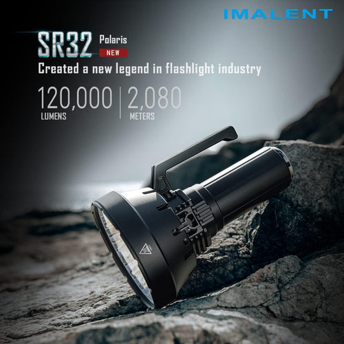 120,000 Lumens Rechargeable LED Flashlight A6998