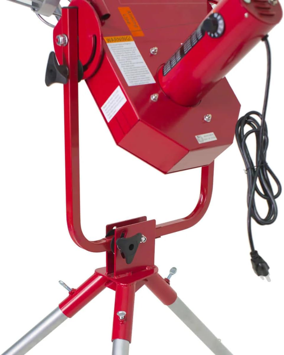 Pro Breaking Ball Baseball Pitching Machine With Auto Ball Feeder & Batting Cage F76316