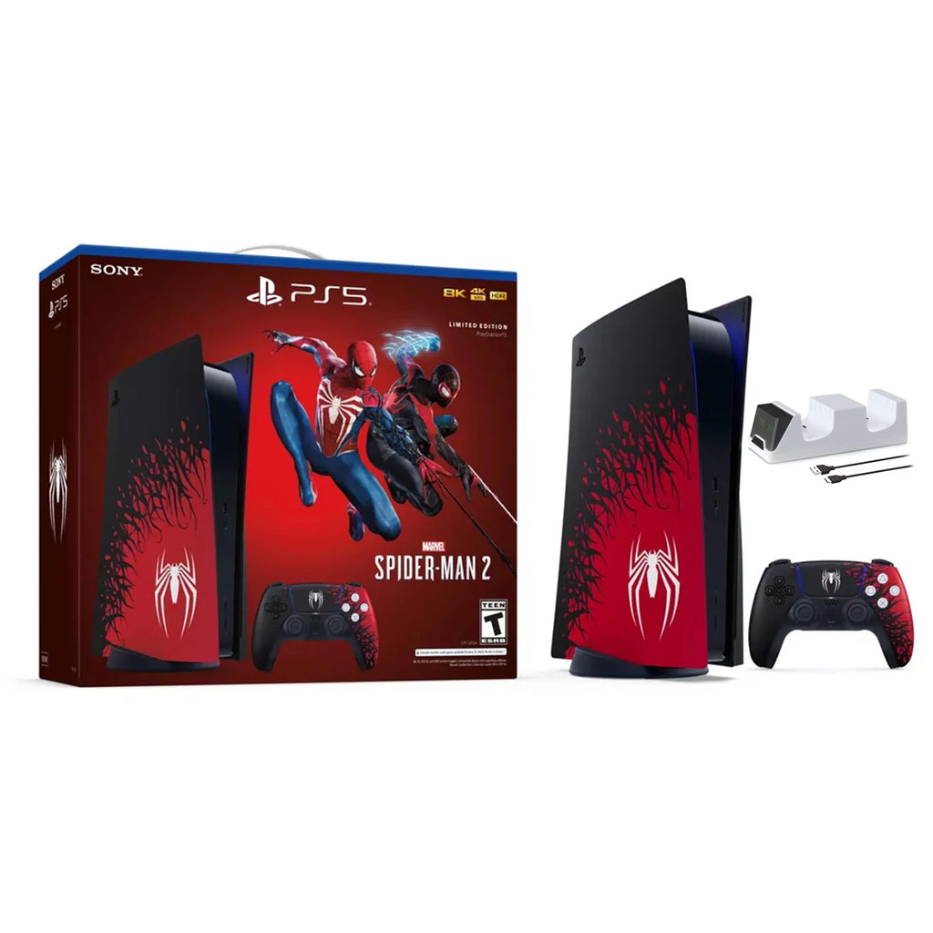 PS5 825GB Gaming Console Bundle with Controller and Game D741687